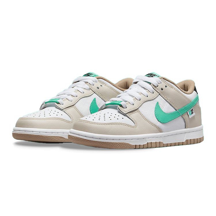 Nike Детские кроссовки Dunk Low GS Split White Tan Mint DX6063-131