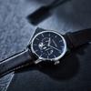 Calvin Klein Часы Серии Eternal Автоматический Механический Механизм Кожаный Ремешок 41,2 мм Синий Циферблат Мужские часы 25200075