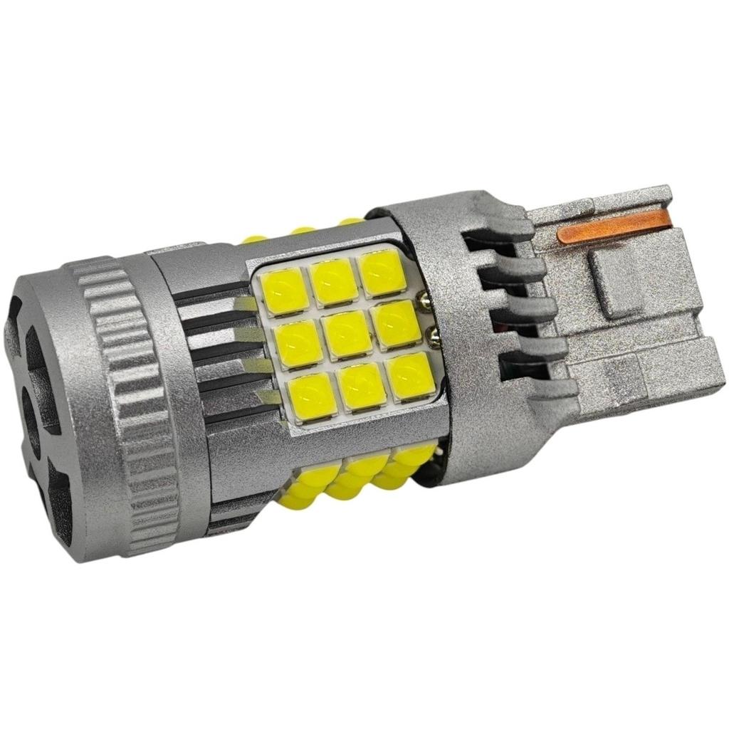 2 Pcs W21W LED 7440 Bulb 12-24V No Error 2200lm White Strong Light