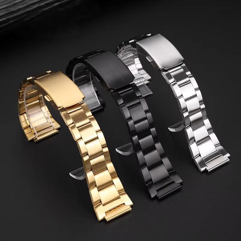 AE1200 Ремешок из нержавеющей стали Для часов Casio Маленький квадратный 3299 AE-1200WH/1300WH W-218 AE 1200 металлический ремешок Браслет наручный 18 мм