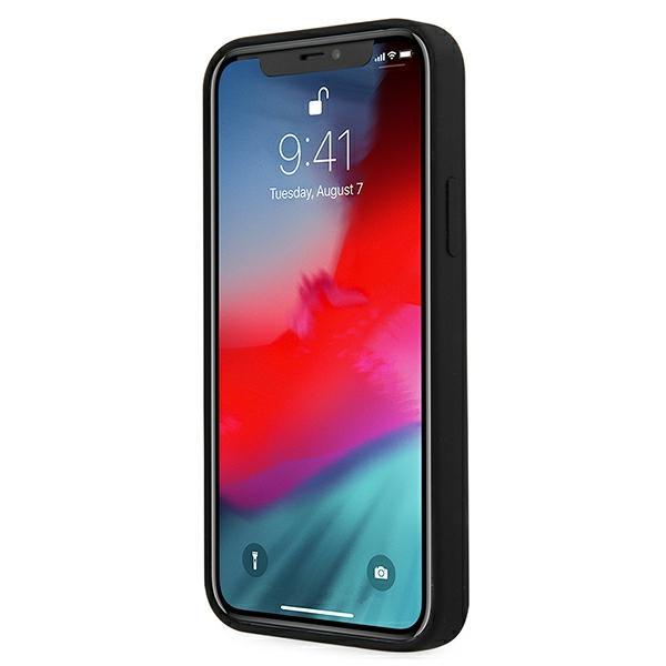 Guess Guhcp12Slsvsbw Iphone 12 Mini5,4 Czarno Biały/Black White Hardcase Silicone Vintage