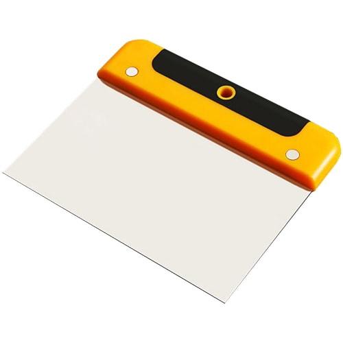 ESJNNK Putty Spatula, 14.8*12.3cm, Plastering Scraper, Repair Putty Scraper, Painting Putty Spatula, Plaster Trowel, Hole Repair, Metal Trowel Tool, F