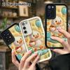 Phone Case: 2D flat design suitable for Samsung Galaxy A34 A35 M05 M06 S20 S22 S21 FE Plus 5G protective case, travel little white duck, perfect Chris