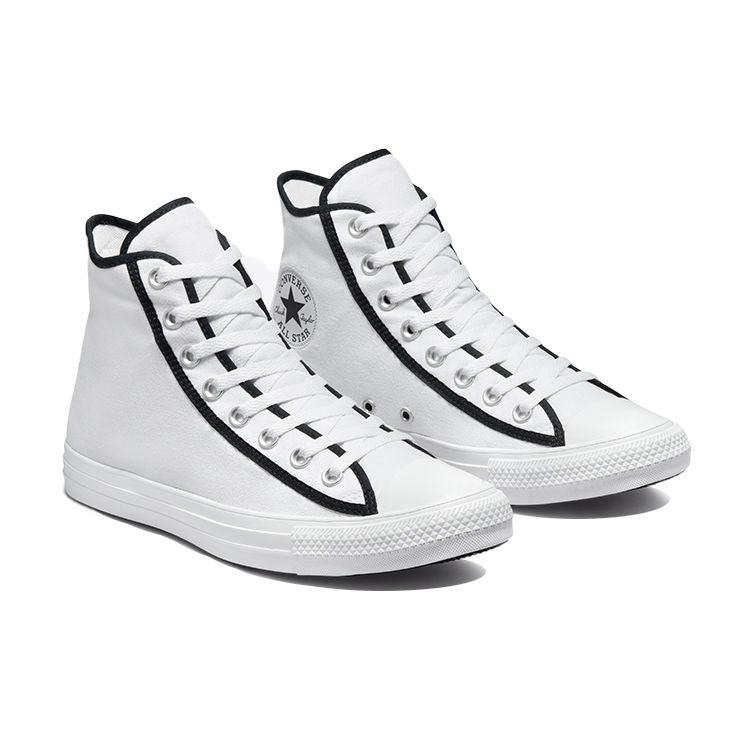 Converse Chuck Taylor All Star Classic Универсальные высокие кеды из парусины Унисекс Кроссовки Белые Черные 171385C