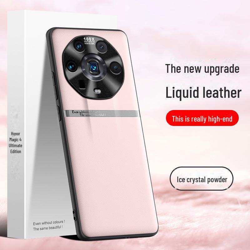Совместимый кожаный чехол Honor Magic 4 Ultimate: Прочная, устойчивая к падениям, защита от попадания жидкости