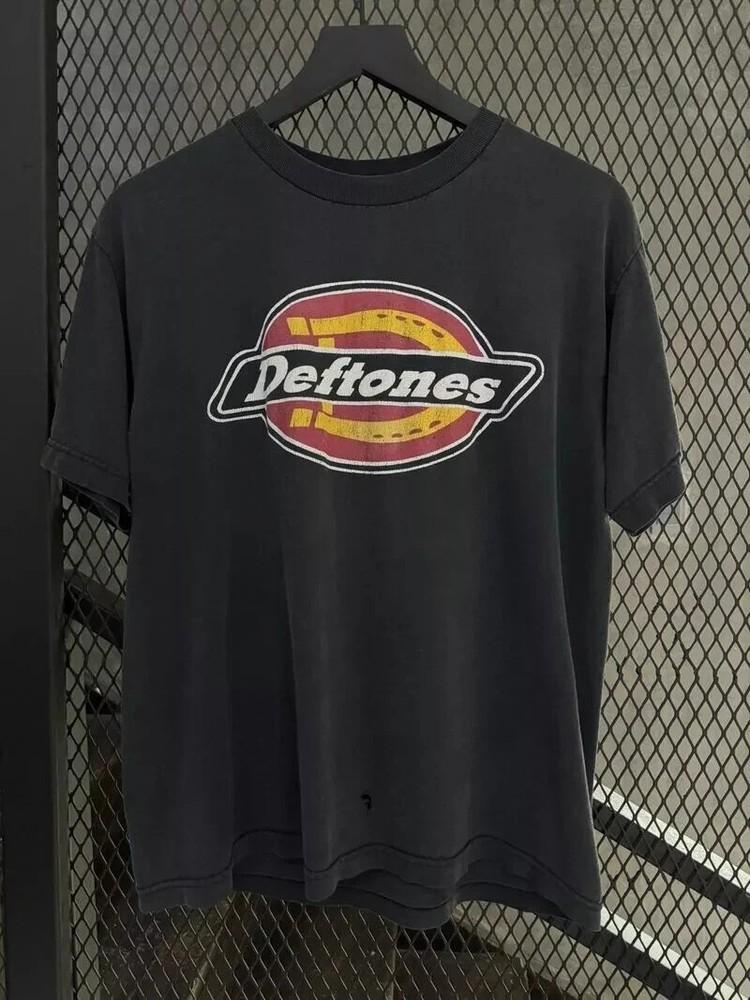 Vtg 1990s Deftones Dickies Logo Unisex Tshirt Reprint Men Women S-5XL KH14976 Unisex T-Shirt