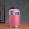 Stainless Steel Insulated Water Jug 1.5L 2L Vacuum Thermos Gym Camping Outdoor Travel With Straw Lid