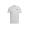Letter Print Casual Short Sleeve T-Shirt Men Tops White GM5509