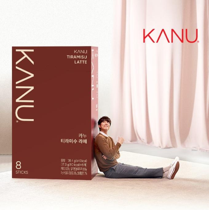 Kanu Tiramisu Latte Coffee Mix 24 Sticks – Korean Instant Coffee