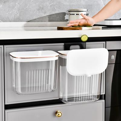 Настенные мусорные баки Кухонные шкафы с крышками Липкие крючки Ведро для хранения кухонных отходов Бытовой туалет Туалет Корзина для швейной бумаги