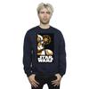 Star Wars Mens Stormtrooper Art Poster Sweatshirt