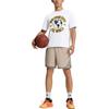 adidas Worldwide Hoops Global Свободная Вязаная Футболка с Круглым Вырезом Баскетбольная Спортивная С Коротким Рукавом Унисекс Топы KX5732