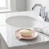 Non Perforated Ceramic Soap Box Delicate Soap Storage Tray Bathroom Organizer Soap Dish  Home Decor