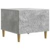 Coffee Table Concrete Grey 50 x 49 x 40 cm Wood Based Material