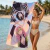 Beach Towel with Nezuko Demon Slayer Kanroji Mitsuri Pattern - Soft,absorbent,machine Washable Lightweight&Modern,swimming,Travel Essentials