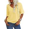 2026 Summer New Women's Short-Sleeve V-Neck T-Shirt Top