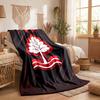 Nottingham Forest Theme Fleece Blanket Cozy Soft Plush Blanket For Bedroom Couch Travel