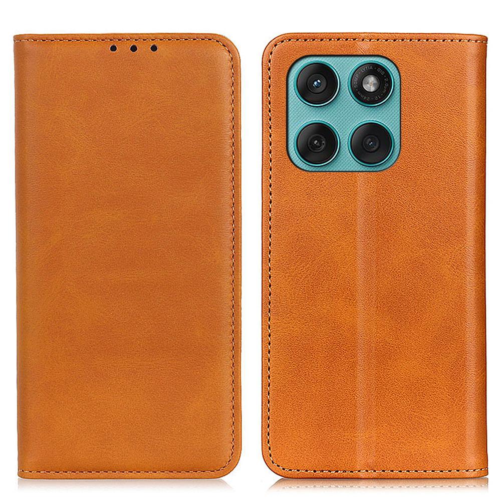 Для Motorola Edge 60 5G/60 Fusion 5G Чехол из спилковой кожи Книжка-кошелек Чехол для телефона