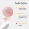 Cat Toy Electric Cat Ball with LED Light Automatic 360 Degree Rollball Interactive Cat Toy USB Rechargeable Electric Cat Balls for Cats (Pink)