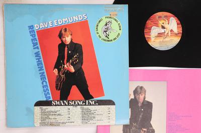 Виниловая пластинка ДЕЙВ ЭДМУНДС - Repeat When Necessary SS8507PROMO SWAN SONG 1979 США Рок Б/У