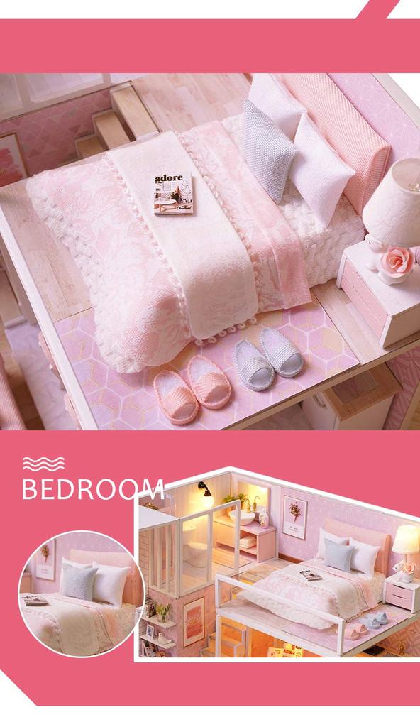 (t-FREAK) Dollhouse Handmade Kit Set Miniature Tranquil Life
