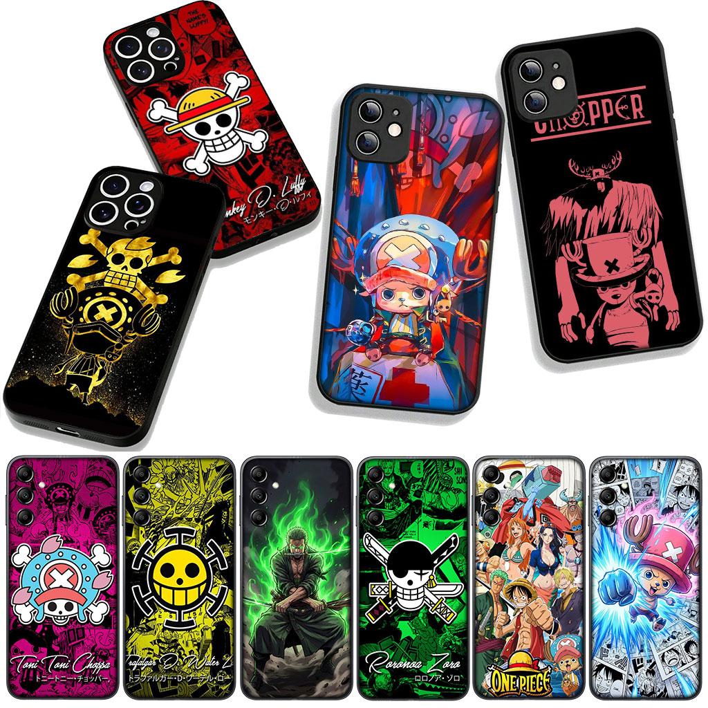 Для Samsung Galaxy A36 A17 A26 A07 A35 A54 A53 A13 A33 A34 S8 S9 S20 S21 FE S10 Plus Чехол Zoro Luffy One Tony Chopper Piece