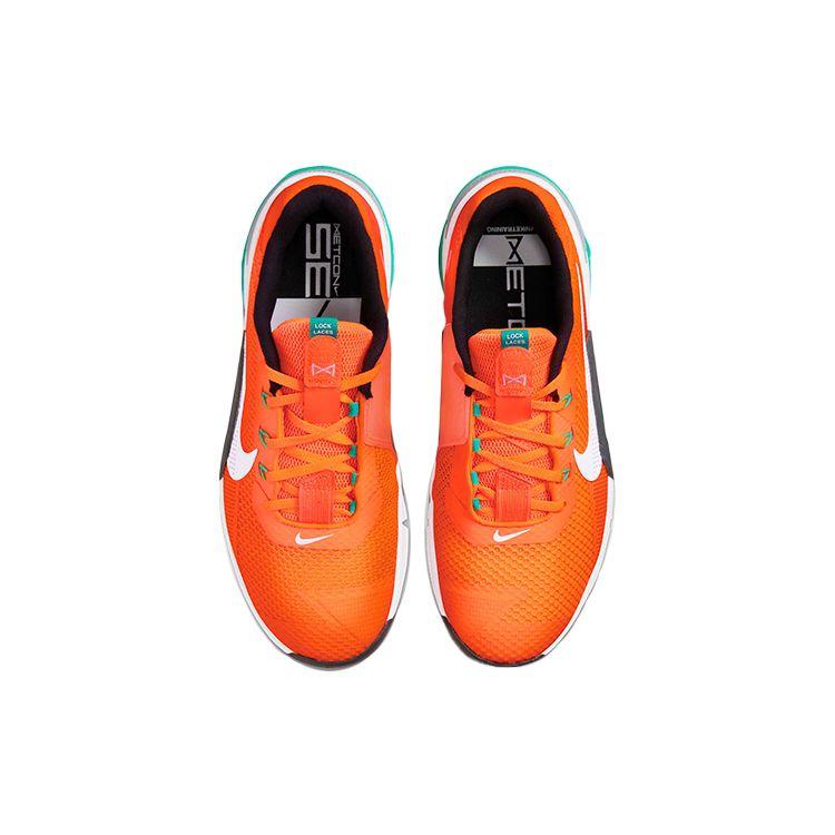 Nike Metcon 7 Total Orange Clear Emerald Мужские кроссовки темно-дымчато-серые белые CZ8281-883