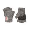 NEWBERRY KNITTING Deerskin Fingerless Gloves - Charcoal