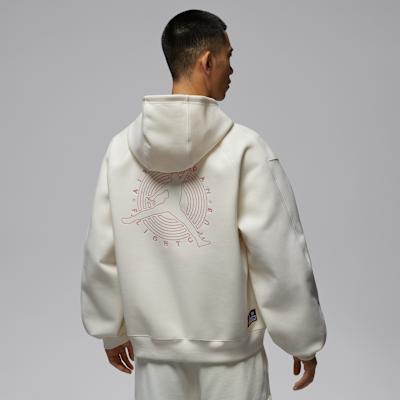 Jordan Sweatshirts Men's Ecru Hooded Moderate