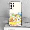 Чехол для телефона S-Sumikko Anime G-Gurashi-I для Samsung S25, S24, S21, S22, S23, S30, Ultra, S20, Plus, Другие Мягкий Черный Чехол