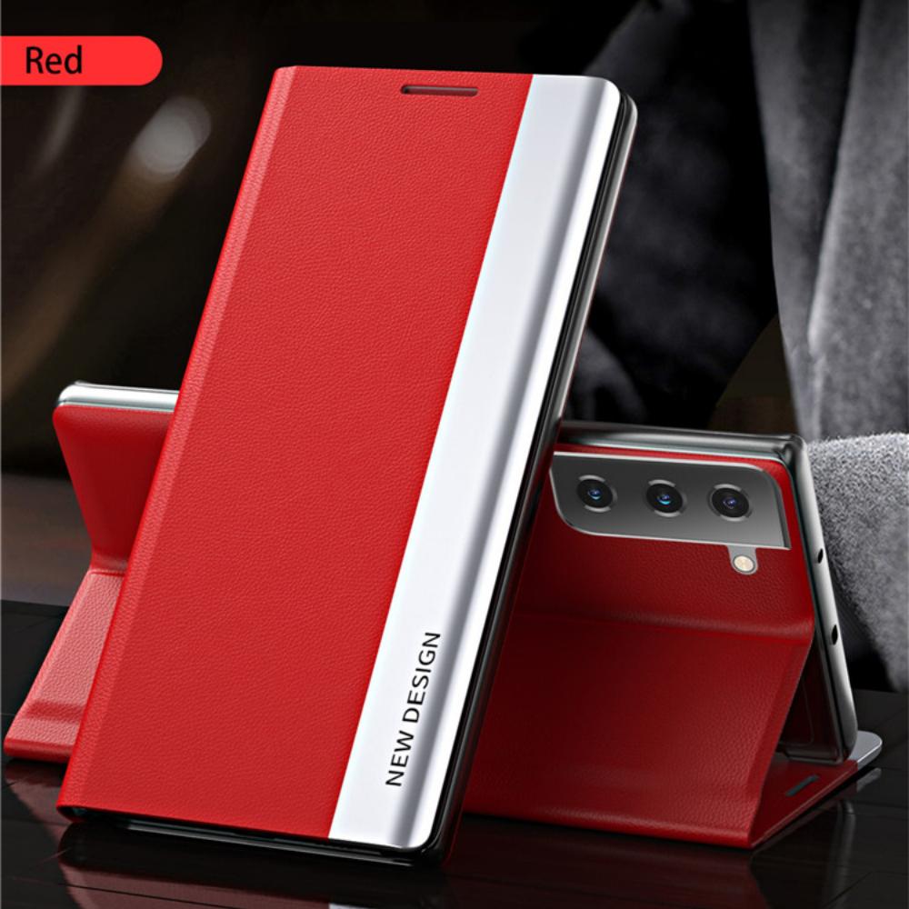 Магнитный кожаный чехол с покрытием для телефона A15 A35 A55 5G Stand Flip Samsung S25 S24 Plus S22 S23 FE Note 20 Cover