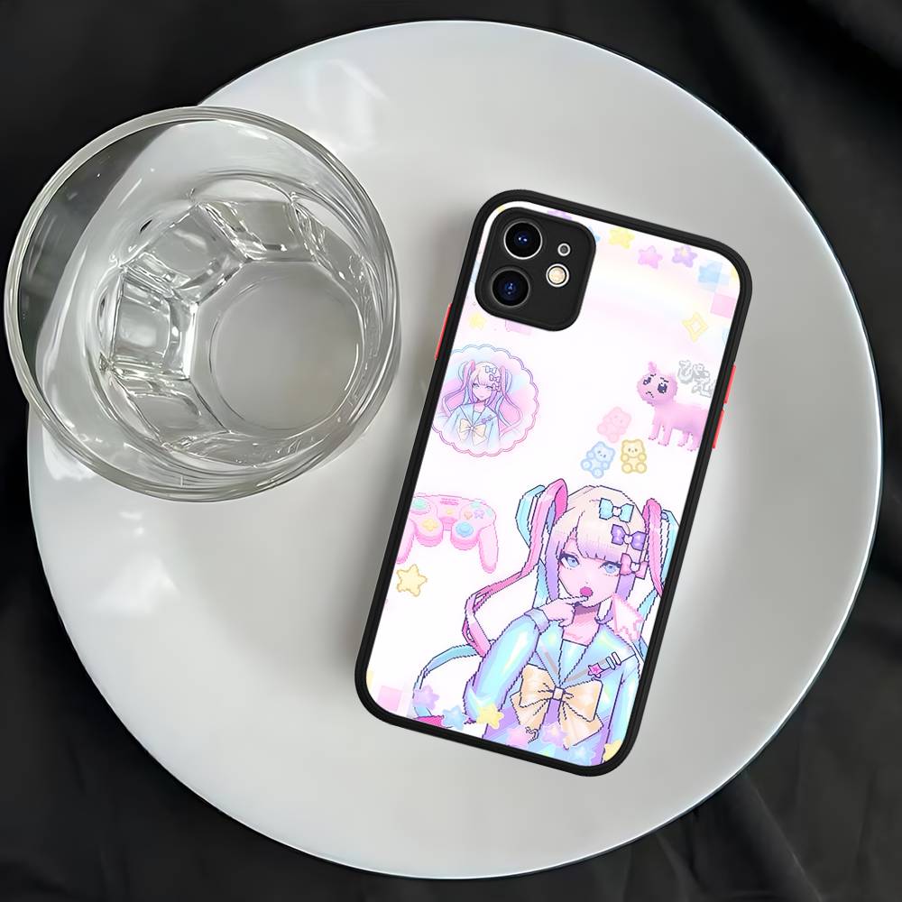 Чехол из матового силикона для телефона N-Needy Girl Overdose Game Для IPhone 16 13 15 12 11 Pro Max Plus Для IPhone 14 15 Pro