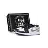 Air Jordan 1 Винтажные Баскетбольные Кроссовки Мужские Низкие Черный/Коричневый 553558-131(Team85-S-BOX-A)