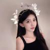 Crystal Photography Decoration Women Hair Hoop Transparent Dragonfly Headband Korean Headdress