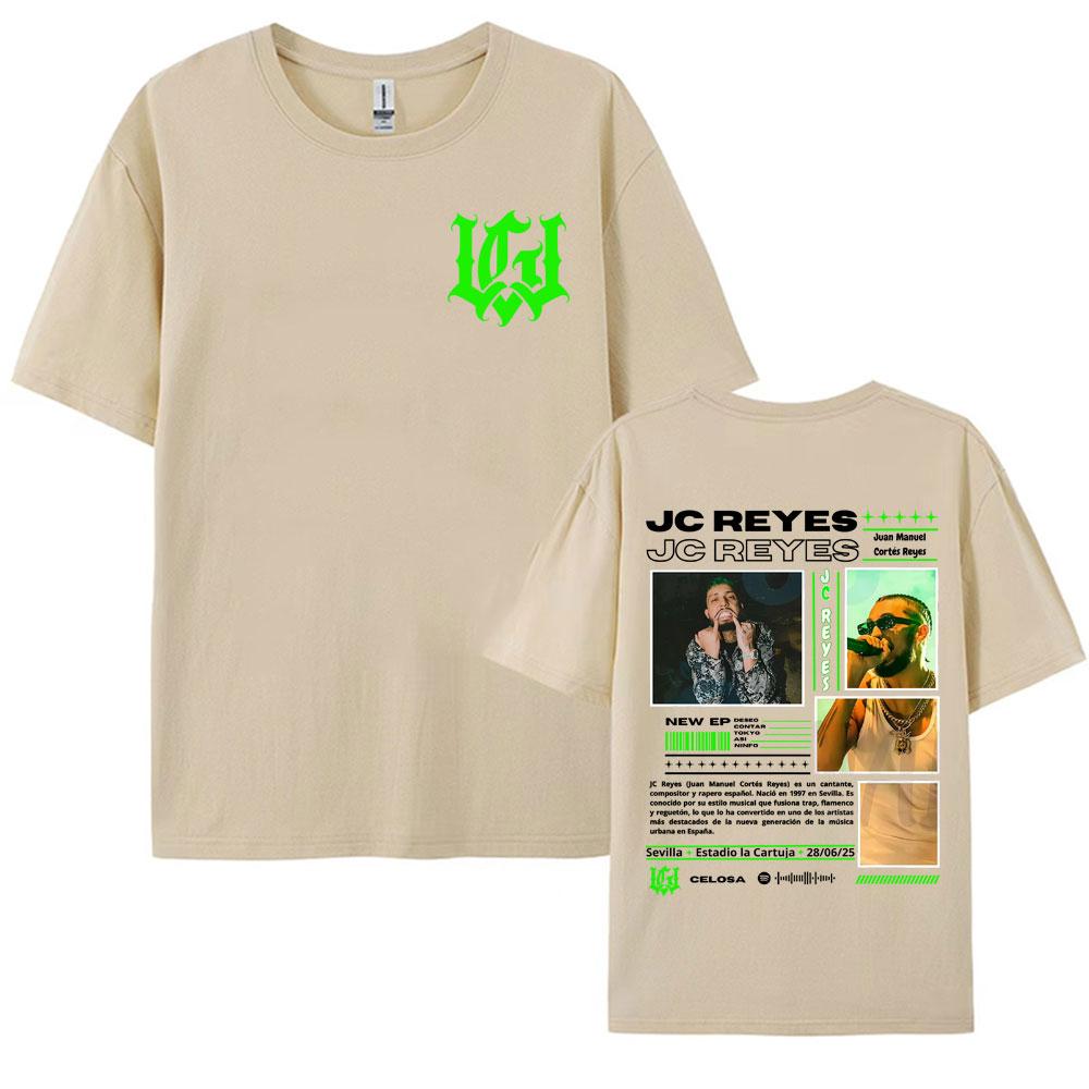 Rapper Jc Reyes Music Album Tour 2025 Merch Tshirts for Unisex Hip Hop Street Pop Music T Shirts Unisex 100 Cotton Casual Tshirt