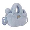 Fila Casual Plush Fabric Shoulder Crossbody Handbag Mini Women handbags Cotton-Candy-White Cream-Pink Newborn-Blue T13W443121F-395581