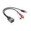 Кабель для сохранения USB-порта автомагнитолы, USB-адаптер для входа, замена для Nissan Cube Juke Versa