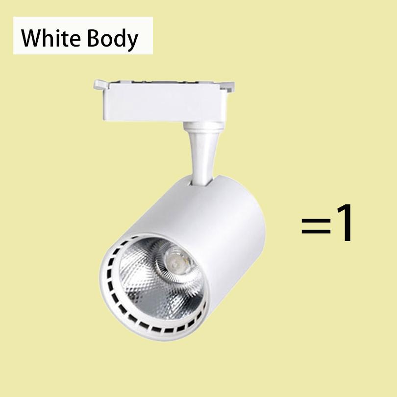 Комплект светодиодных трековых светильников COB Track Lighting Настенный светильник Rail 220V Spot Lights Светодиодные трековые светильники Spotlight Магазин одежды Магазин Главная