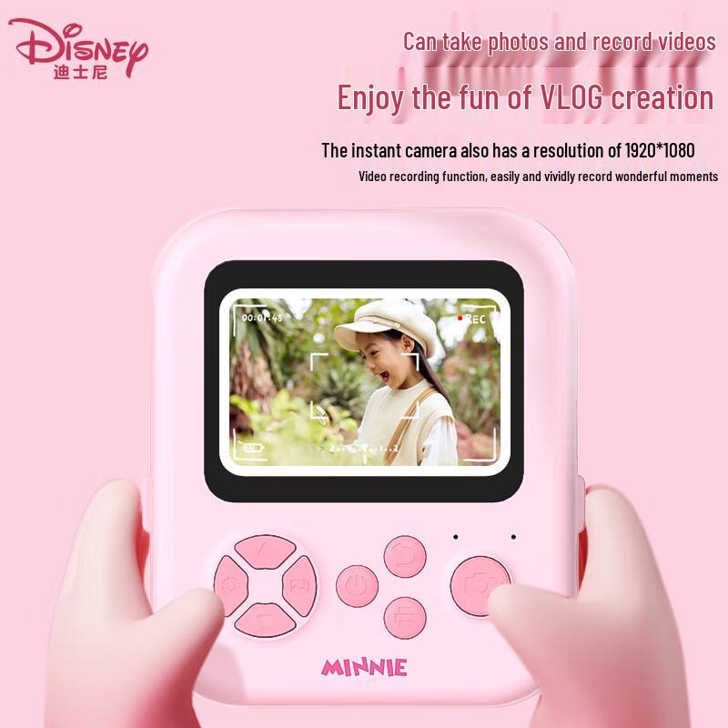 Disney HD02 Детская цифровая камера мгновенной печати (Китайская версия)