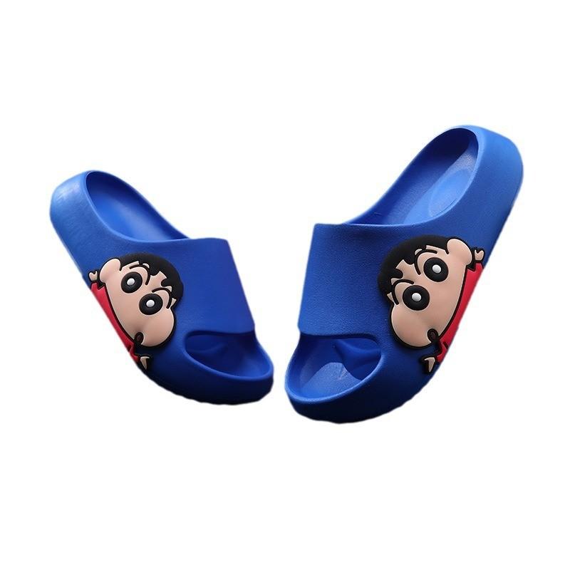 Мультяшный стиль Шин-чан Детские тапочки Для мальчиков и девочек Дышащие Нескользящие ЭВА Летняя обувь