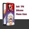 Anime One Piece Luffy Black  Phone Case For Xiaomi Redmi 7A 8A 9A 10A 11A 9C 10C 12C 13C 11 Prime A1 A2 Plus 12 4G Note 9T 12R