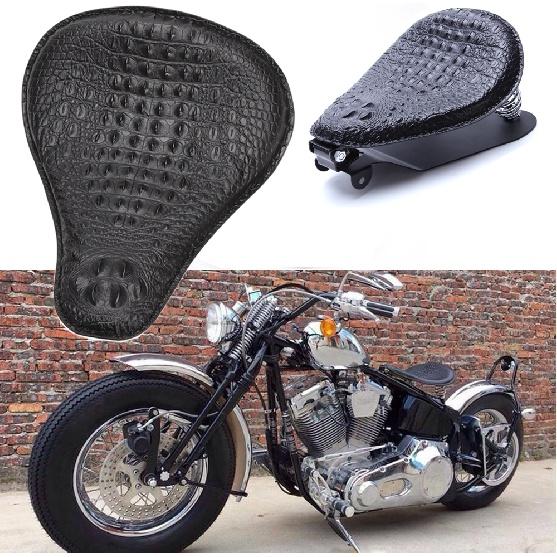 Универсальный мото-поплавок мотоцикла Solo Seat Chopper седло винтажные детали подушек для harley Sportster 1200 883