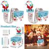 Santa Claus Party Decorations Paper Props Gift Box For Festive Events And Gifts