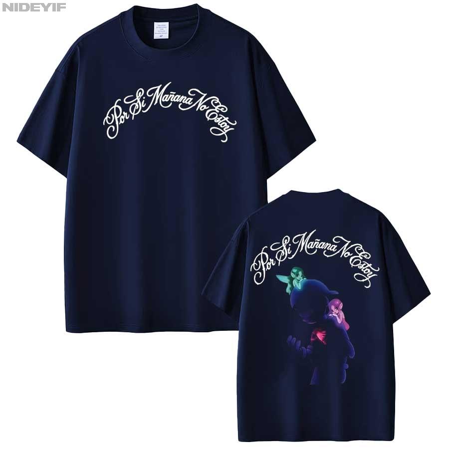 Omar Courtz Por Si Unisexana No Estoy 2026 Merch T shirt for Unisex Women Hiphop Streetwear Oversized Tops 100 Cotton TShirt 03236