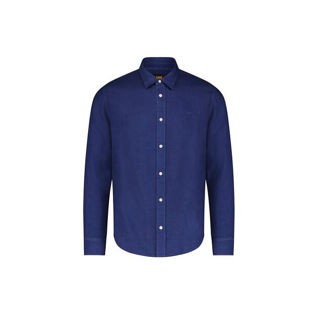 Рубашка Lee PATCH SHIRT IN MEDIEVAL BLUE