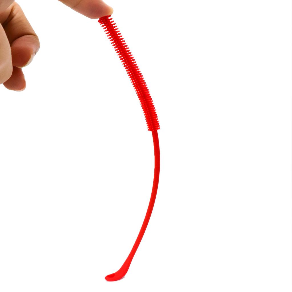 2 шт. Силиконовые щетки для соломинок, удлиненная щетка для чистки соломинок, многоразовая дорожная щетка для чистки соломинок, сгибаемая