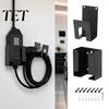 Outdoor Charging Cord Storage Electric Car Cable Hanger, Wall Mount Stainless Steel EV Charger Holder Stand, Management Hook for Garage or Outdoors