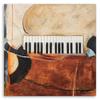 Canvas print, Piano keys abstract