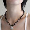 Rubati Necklace_Black Onyx Ammonite