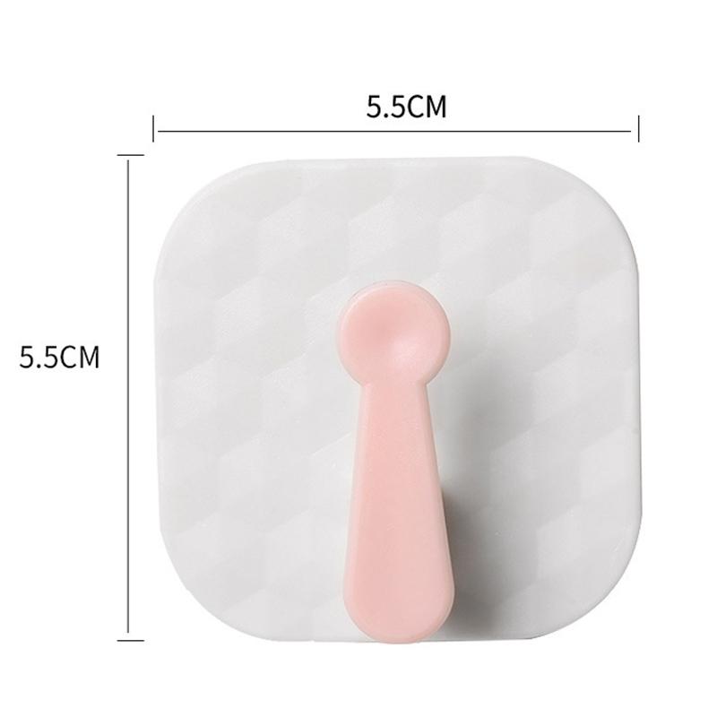 Многофункциональный кухонный бытовой ключ для ванной комнаты крючок для ключей без дырокола, не оставляющий следов, липкий крючок для дома, контрастный цвет, наклейка на крючок для одежды, изящные ювелирные изделия